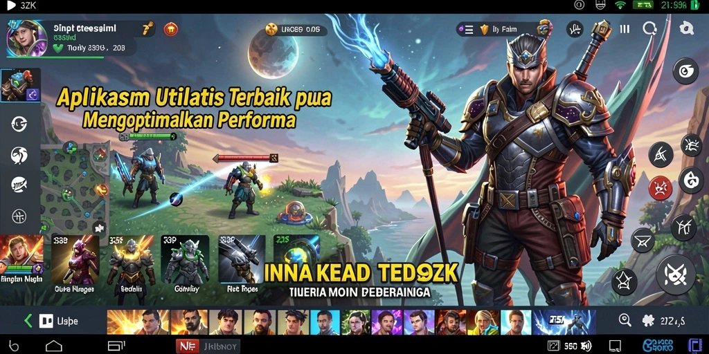 Tampilan antarmuka utama 33ZK yang sederhana dan fungsional.