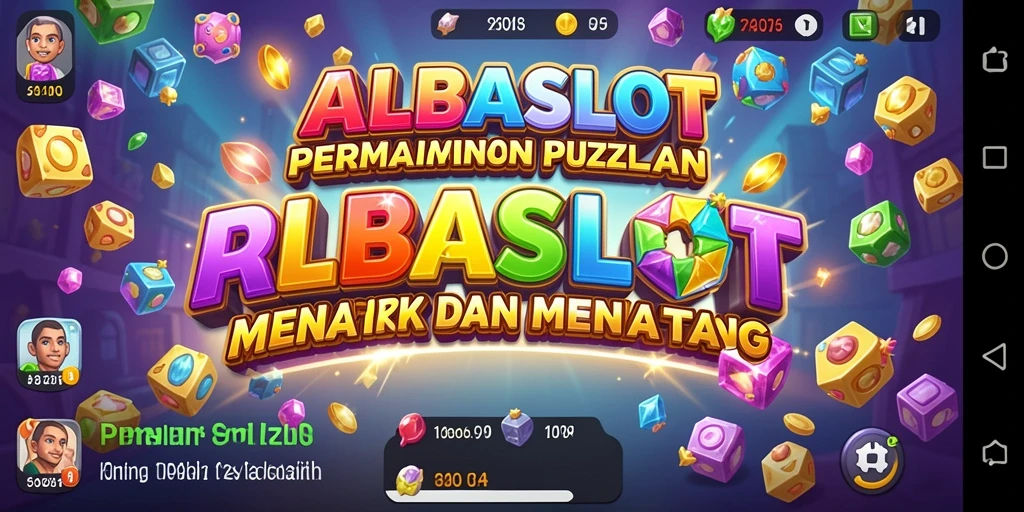 Screenshot gameplay ALBASLOT yang menunjukkan tantangan Puzzle menyenangkan.