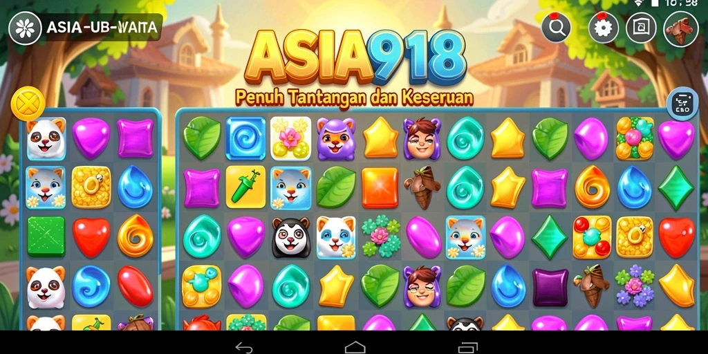 Gameplay seru dan penuh warna di ASIA918.