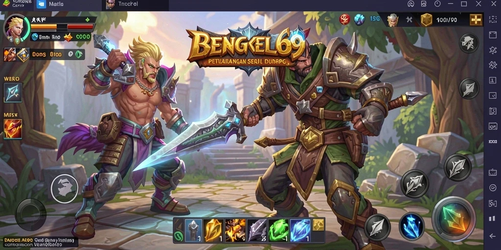 Tampilan menakjubkan dari gameplay BENGKEL69 yang seru.
