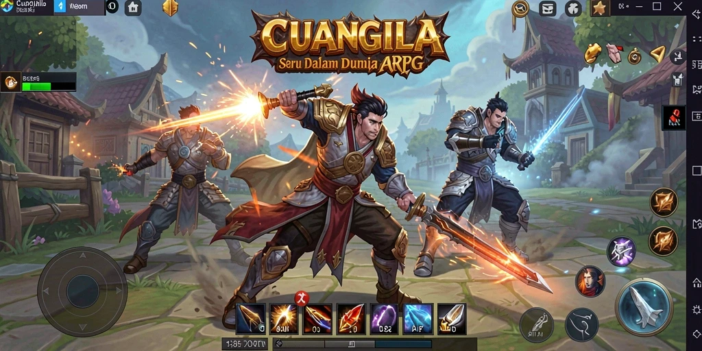 Tampilan gameplay <strong>CUANGILA</strong> yang memukau dan penuh aksi.