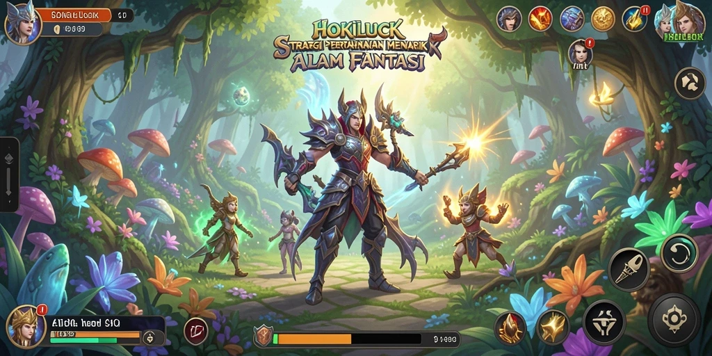 Gameplay HOKILUCK yang mendebarkan dalam pertahanan Tower Defense.