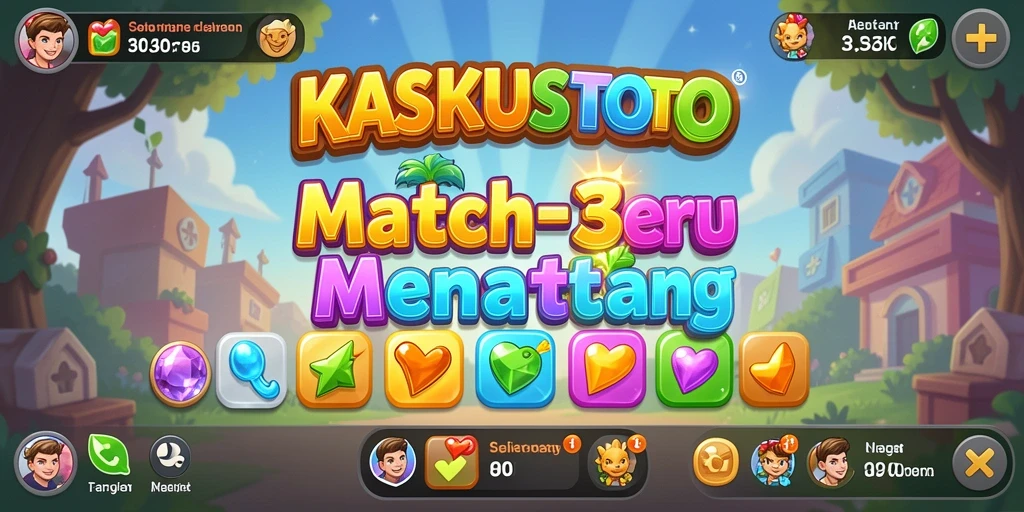Tampilan gameplay KASKUSTOTO yang menarik dan penuh warna.