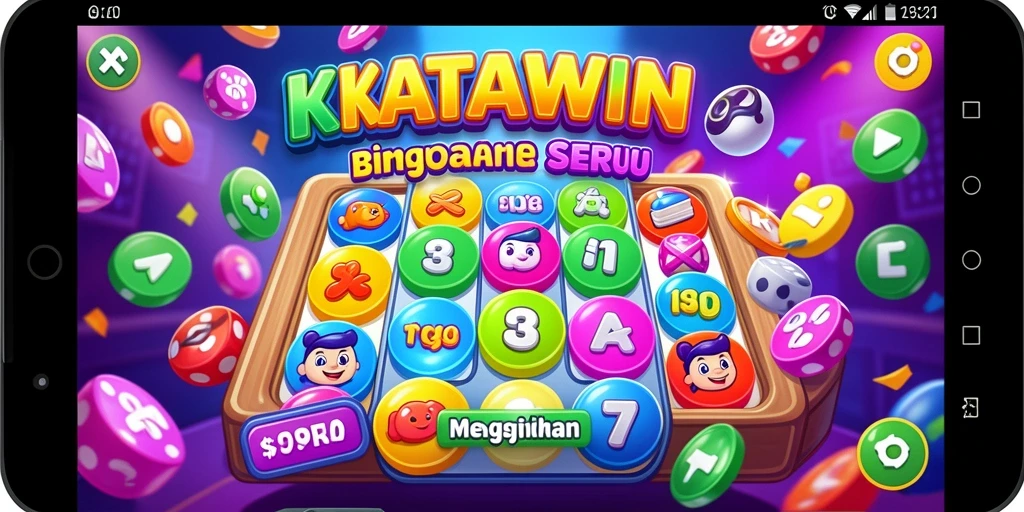 Tampilan gameplay KATAWIN yang seru dan penuh warna.