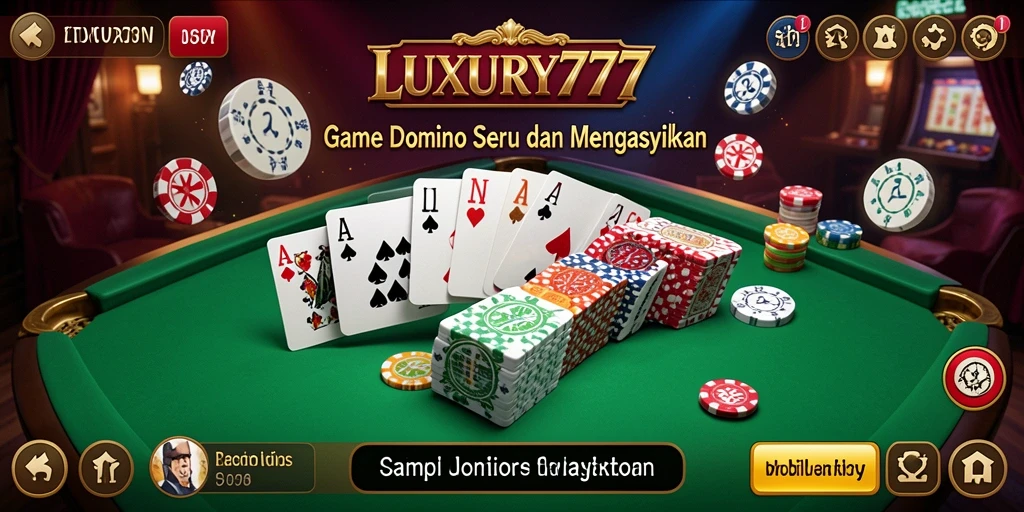 Tampilan gameplay seru LUXURY777 yang menantang dan menghibur.