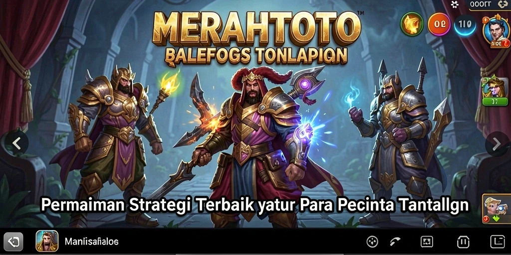 Screenshot gameplay <strong>MERAHTOTO</strong> menunjukkan aksi strategis yang menegangkan.