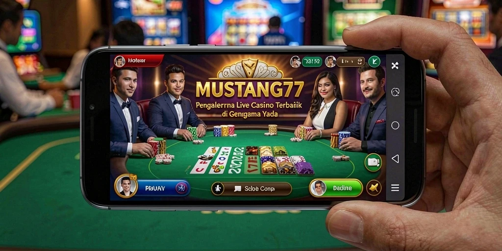 Screenshot permainan Live Casino yang menarik di MUSTANG77.