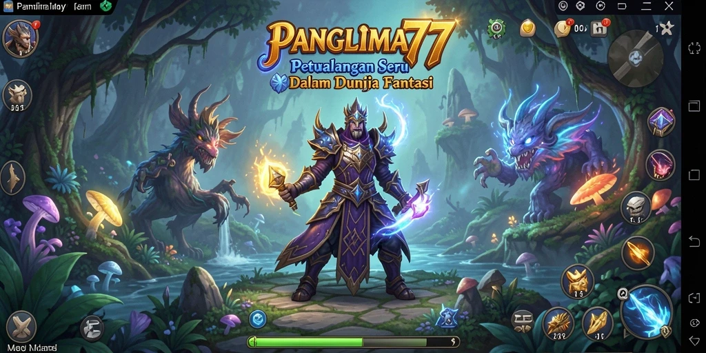Tangkapan layar gameplay PANGLIMA77 yang menampilkan aksi petualangan seru.