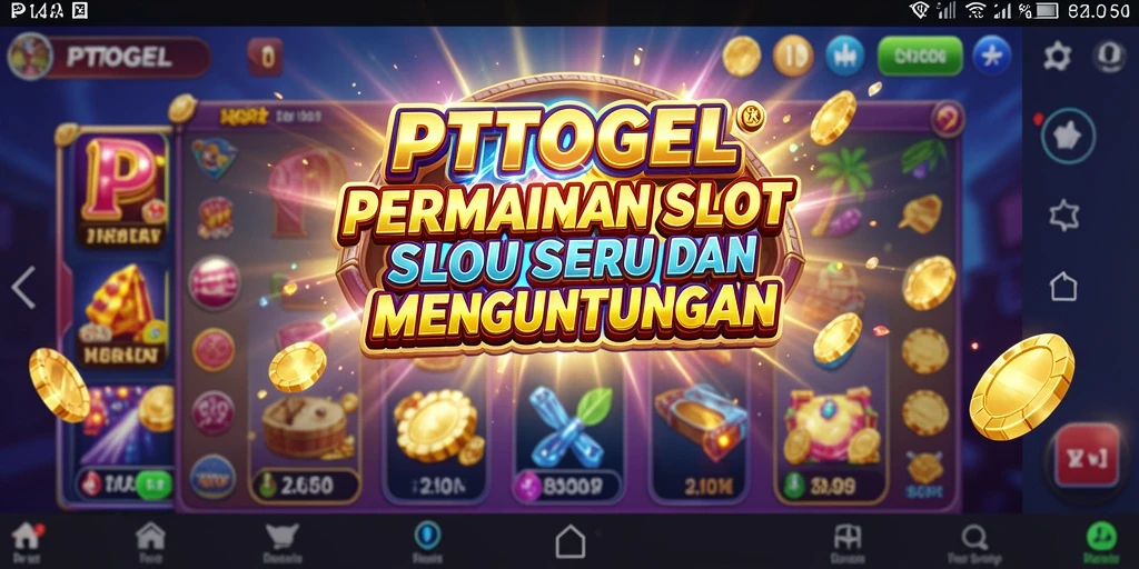 Tampilan gameplay PTTOGEL yang memukau dalam permainan slot.