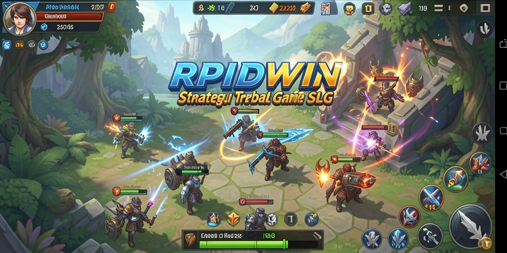 Tampilan gameplay RPIDWIN yang menegangkan dan strategis.