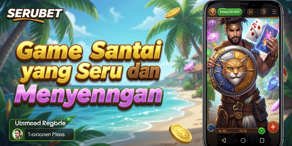 Tampilan gameplay SERUBET yang penuh warna dan menarik.